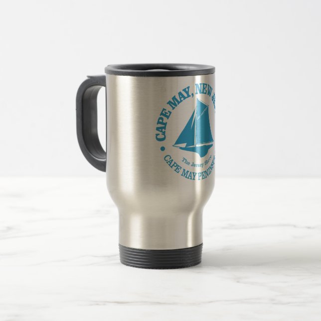 Cape May (sloop) Travel Mug (Front Left)