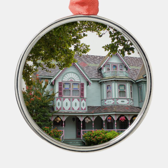 Cape May Victorian Metal Tree Decoration (Front)