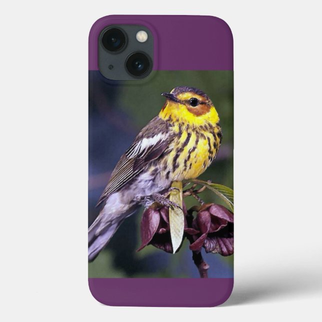 Cape May Warbler Bird Lovers Gifts Case-Mate iPhone Case (Back)