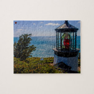 Cape Mears Lighthouse Oregon. Jigsaw Puzzle