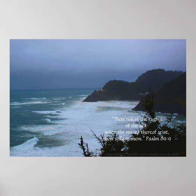 Cape Mist Print w/Scripture Verse (Front)