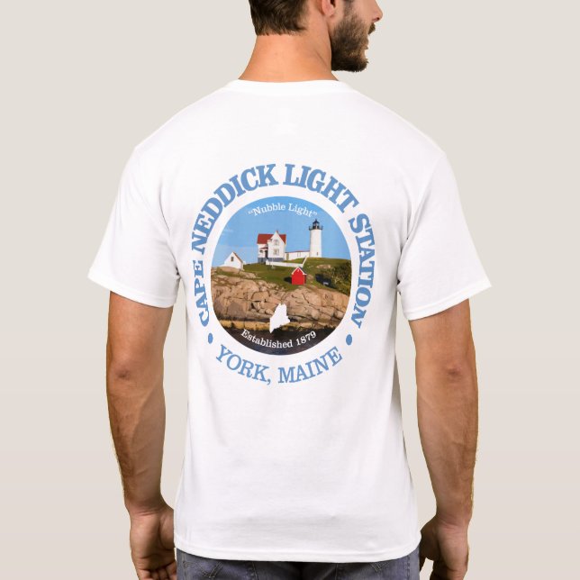 Cape Neddick Light Station T-Shirt (Back)