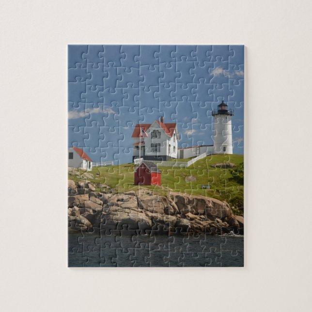 Cape Neddick Lighthouse Jigsaw Puzzle (Vertical)