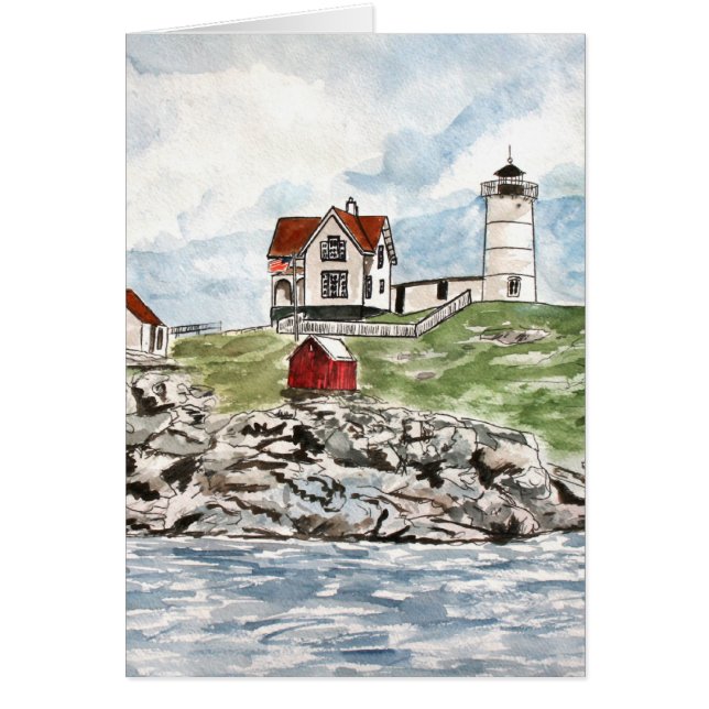 Cape Neddick  lighthouse Maine (Front)