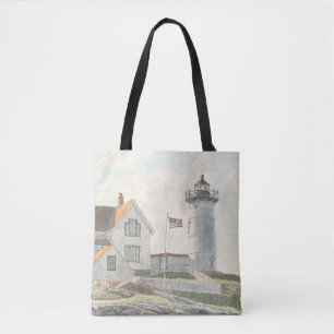 Cape Neddick Lighthouse Tote Bag