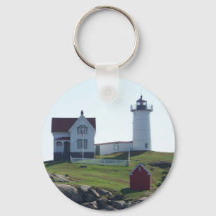 Cape Neddick Nubble Light Key Ring