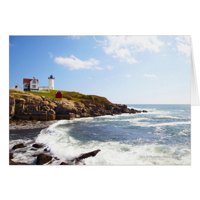 Cape Neddick 'Nubble' Lighthouse in Maine (Front Horizontal)