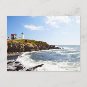 Cape Neddick 'Nubble' Lighthouse in Maine Postcard