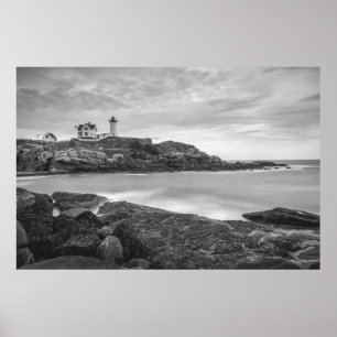 Cape Neddick Nubble Lighthouse, York, USA Poster