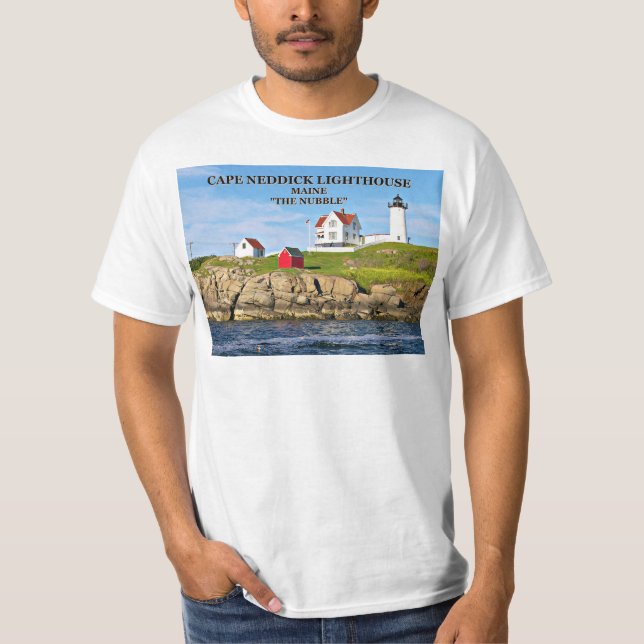 Cape Neddick, "the Nubble" Lighthouse T-Shirt (Front)