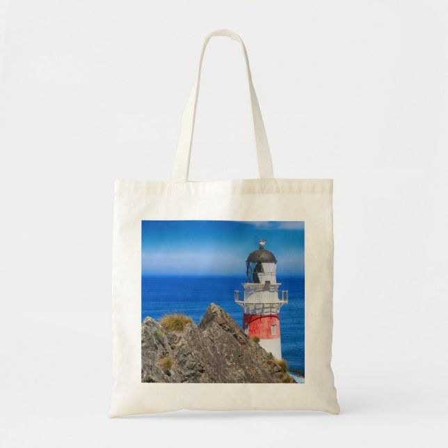 Cape Palliser New Zealand Lighthouse Tote Bag (Front)