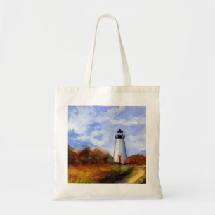 Cape Poge Lighthouse Tote Bag