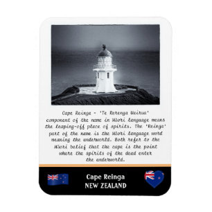 Cape Reinga & Lighthouse - Maori / New Zealand Magnet