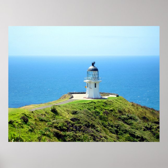 Cape Reinga Lighthouse, Northland, New Zealand Poster (Front)