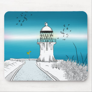 Cape Reinga Lighthouse NZ Mouse Mat