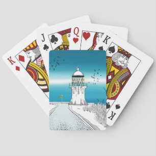 Cape Reinga Lighthouse NZ Playing Cards