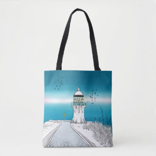 Cape Reinga Lighthouse NZ Tote Bag