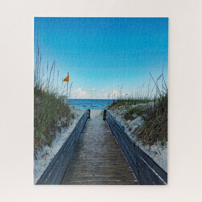 Cape San Blas Boardwalk Beach Jigsaw Puzzle (Vertical)