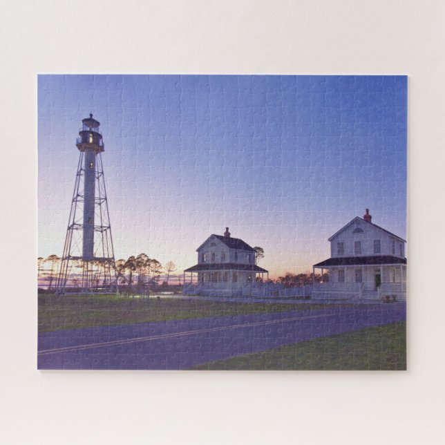 Cape San Blas Lighthouse, Port St. Joe, Florida Jigsaw Puzzle (Horizontal)