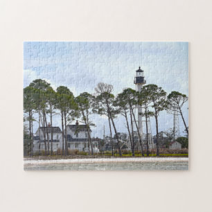 Cape San Blas Lighthouse, Port St. Joe, Florida Jigsaw Puzzle