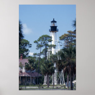 Cape San Blas Lighthouse Poster