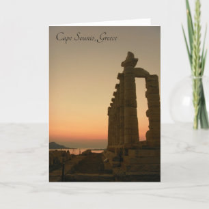 Cape Sounio, Greece - card