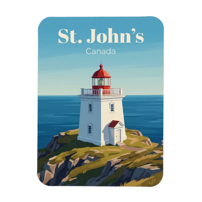 Cape Spear Lighthouse Canada Magnet (Vertical)