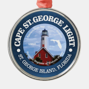 Cape St George Light Metal Tree Decoration