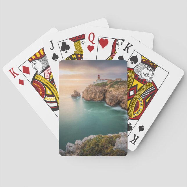 Cape St. Vincent | Sagres, Algarve, Portugal Playing Cards (Back)