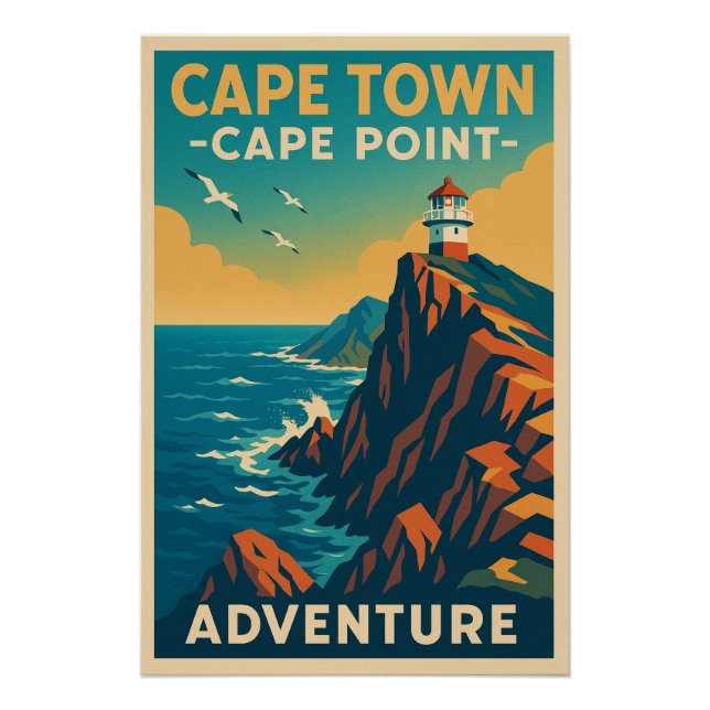 Cape Town Adventure – Where Nature Meets Thrill Poster (Front)