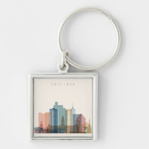 Cape Town, Africa   City Skyline Key Ring