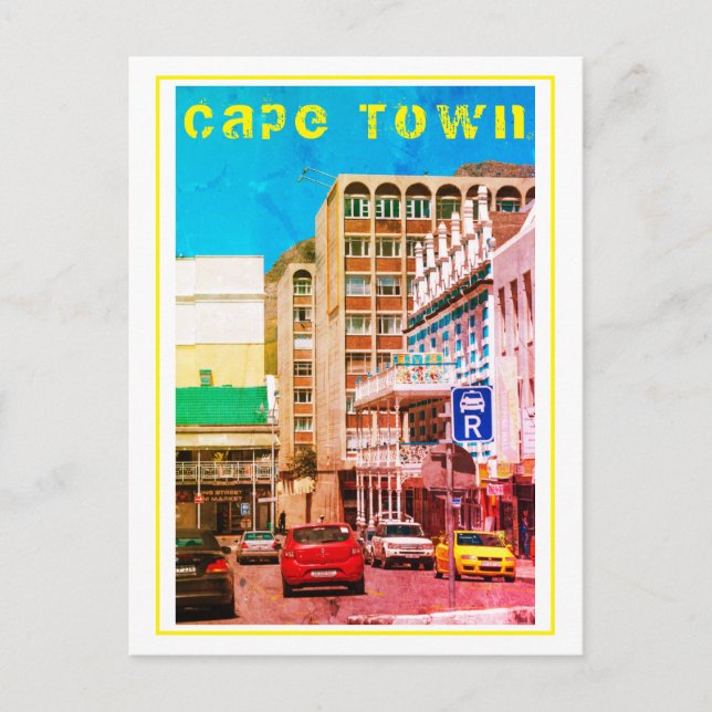 Cape Town Architecture Cityscape South Africa Postcard (Front)