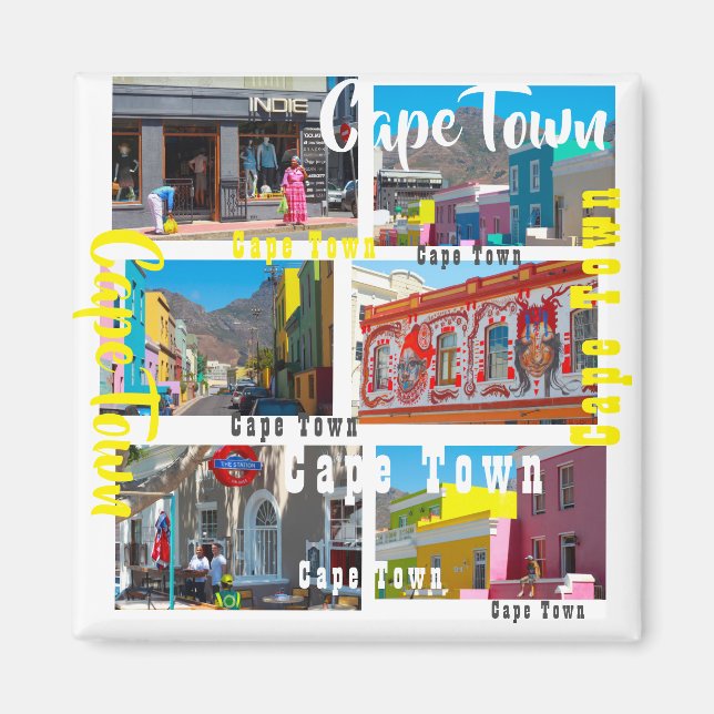 Cape Town Bo-Kaap CBD City South Africa Magnet (Front)