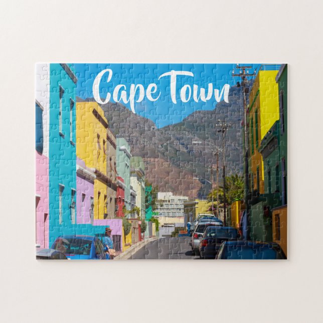 Cape Town Bo-Kaap Cityscape South Africa Jigsaw Puzzle (Horizontal)