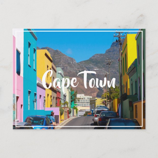 Cape Town Bo-Kaap Cityscape South Africa Postcard (Front)