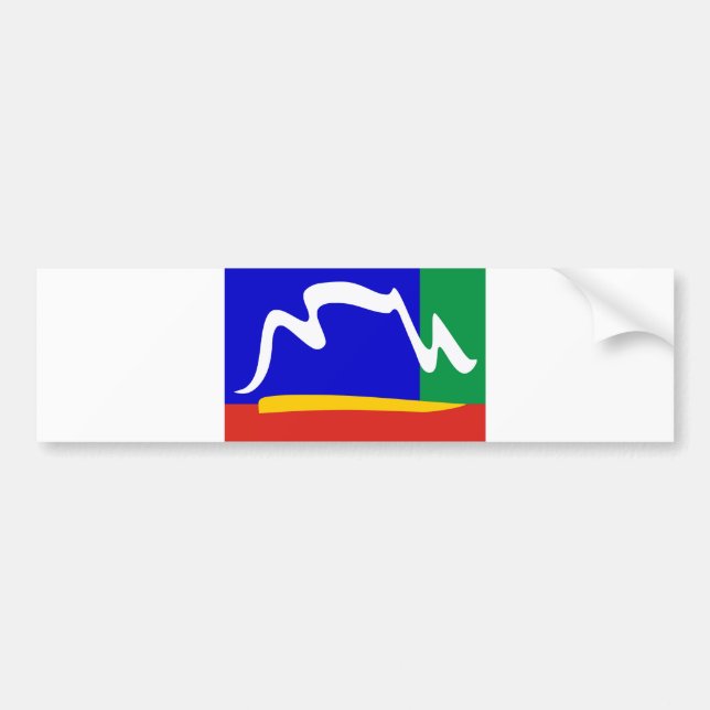 cape town city flag bumper sticker (Front)