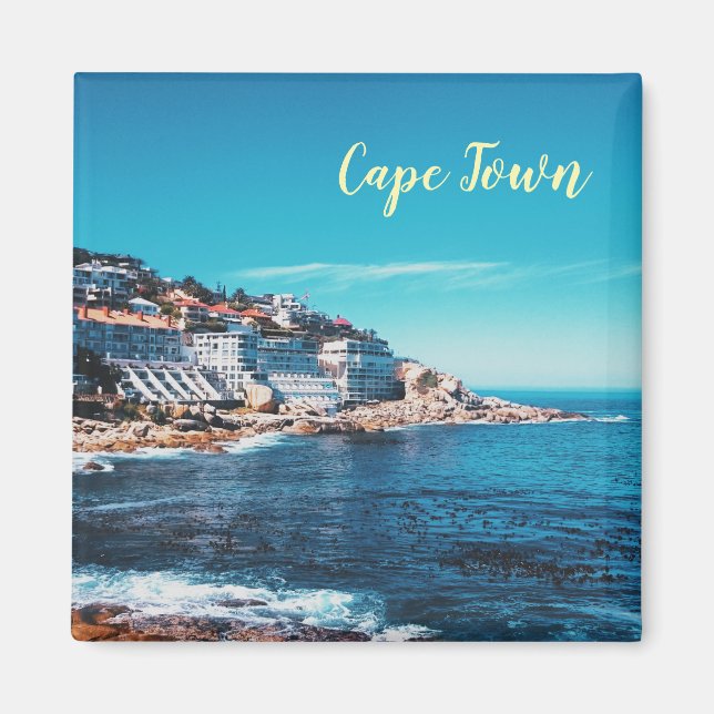 Cape Town City Ocean View Landscape Magnet (Front)