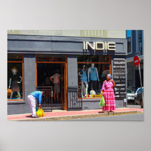 Cape Town Cityscape Architecture City South Africa Poster