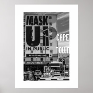 Cape Town Cityscape Architecture South Africa Poster