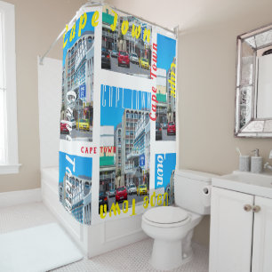 Cape Town Cityscape Architecture South Africa Shower Curtain