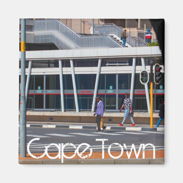 Cape Town Cityscape City View ZA South Africa Magnet (Front)