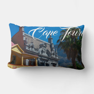 Cape Town Cityscape Long Street South Africa Lumbar Cushion