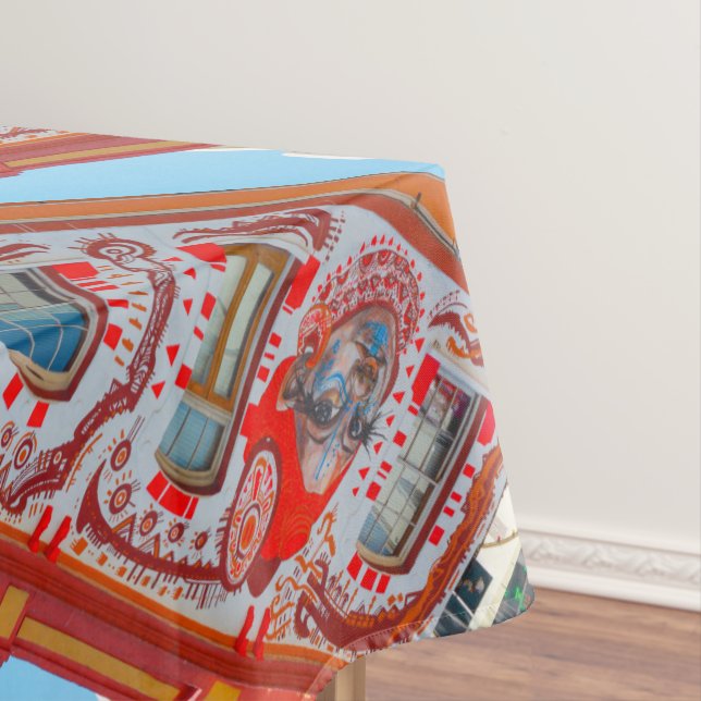 Cape Town Cityscape Street South Africa Tablecloth (In Situ)