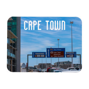 Cape Town Cityscape Traffic Street South Africa Magnet