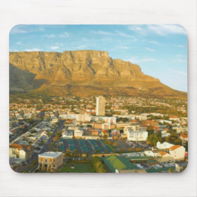 Cape Town Cityscape With Table Mountain Mouse Mat (Front)