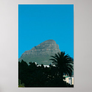 Cape Town Lion's Head Mountain ZA South Africa Poster
