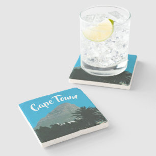 Cape Town Lion's Head ZA South Africa Stone Coaster