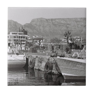 Cape Town Monochrome V&A Waterfront Tile