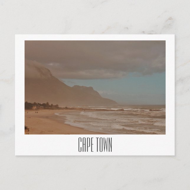 Cape Town Ocean Waves Beach Camps Bay Postcard (Front)