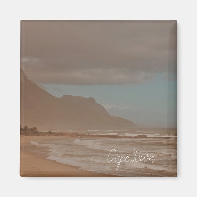 Cape Town Ocean Waves Impressionism Magnet (Front)